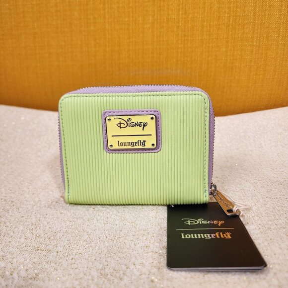 Loungefly Disney Lilo and Stitch Angel Corduroy Pastel Color Block Zip Wallet - Picture 6 of 13